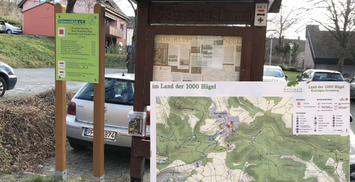 Neue Ortsmitte: Wo ist Platz für die Wandertafeln?